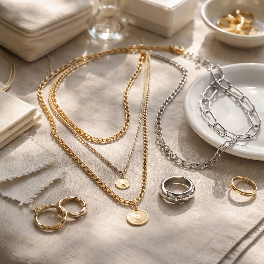 bijoux acier inoxydable